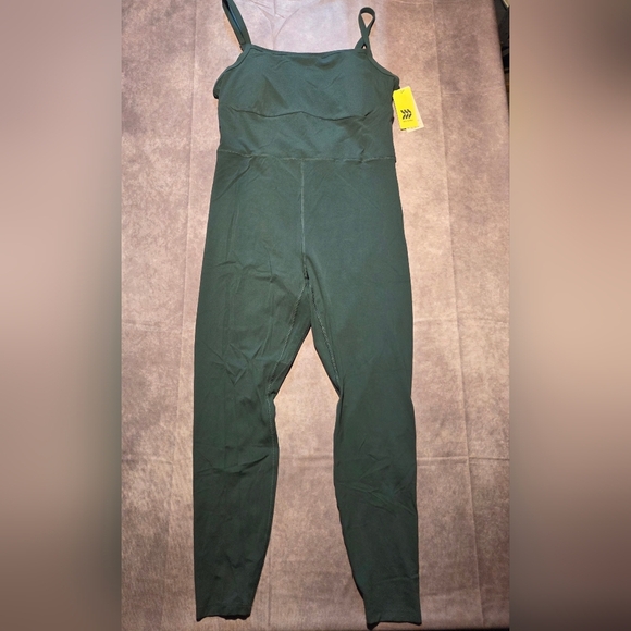 all in motion Pants - Womens Everyday Soft Active Bodysuit All In Motion Dark Green XXL NWT
